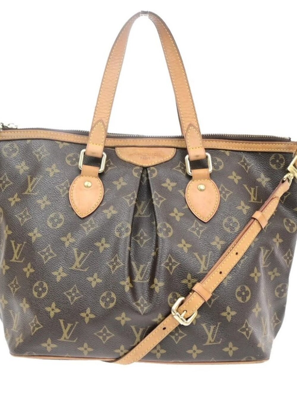 LOUIS VUITTON Palermo PM Shoulder Hand Bag Monogram Leather BN